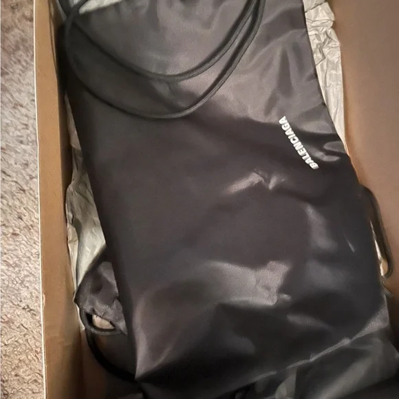 Balenciaga Metallic Silver Sneakers - Picture 9 of 10